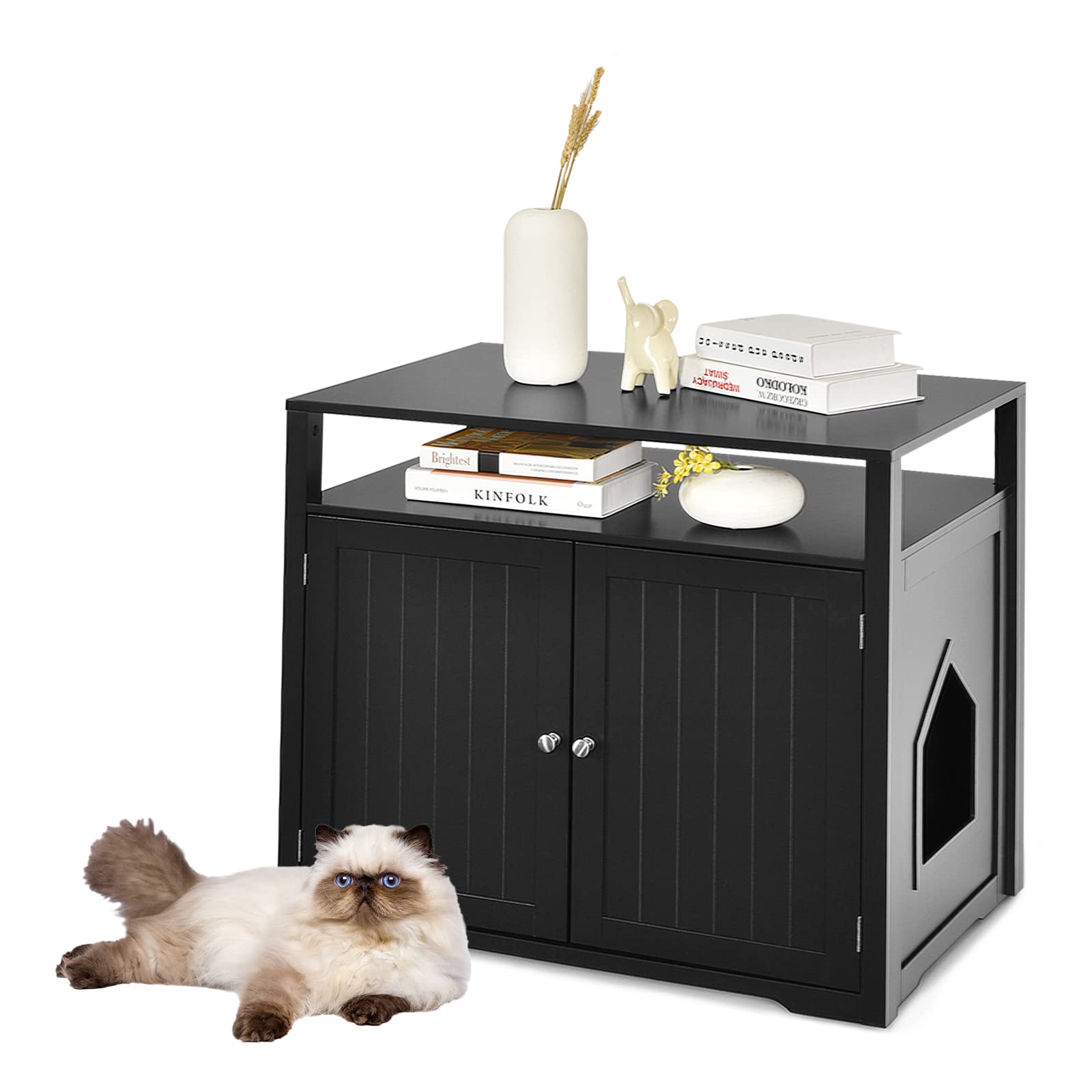 Cat-Litter-Box-Furniture-Hidden-with-Shelf-1