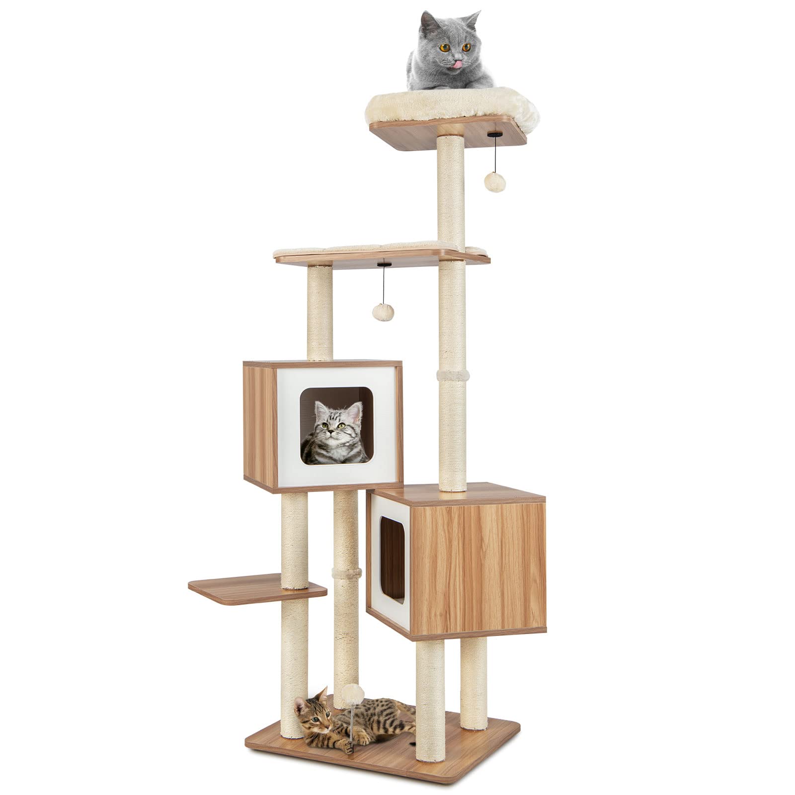 Tall-Modern-Cat-Tower-with-2-Condos-3