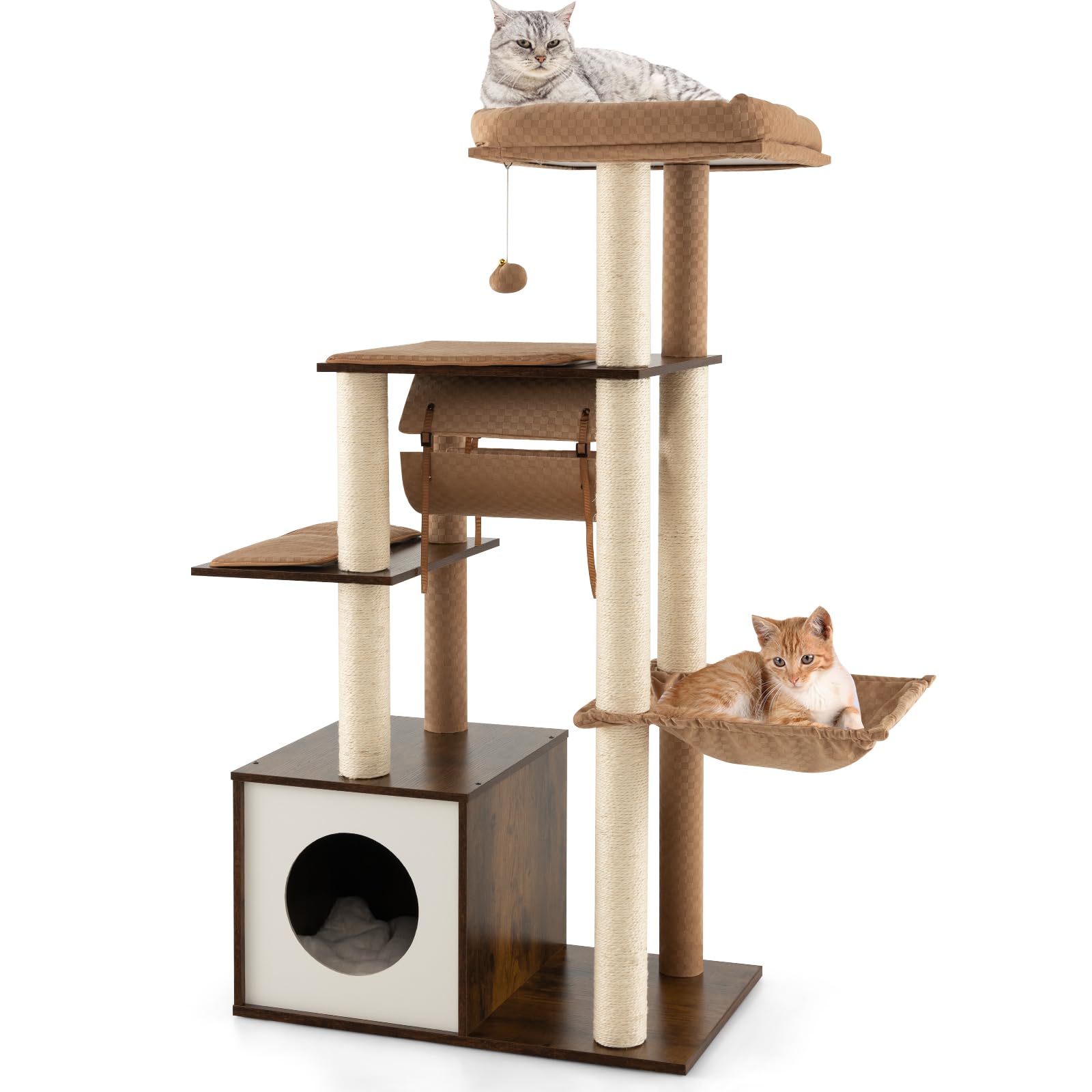 Tunnel-Condo-for-Indoor-Large-Cats-5