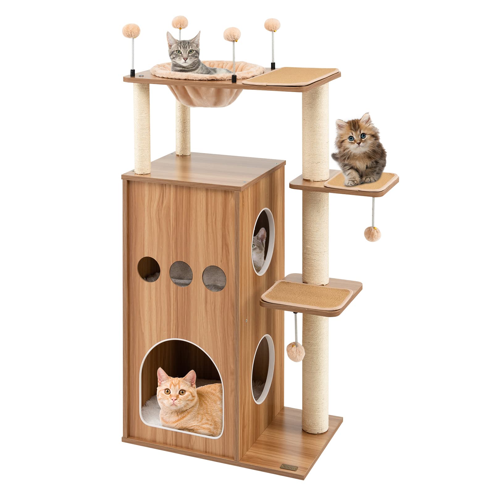 Wooden-Modern-Cat-Tower-7